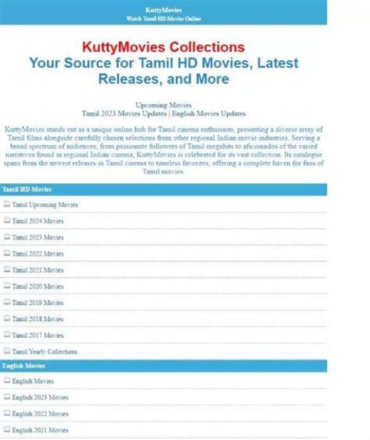Download Tamil Movies: A Comprehensive Guide to Accessing Tamil Cinema